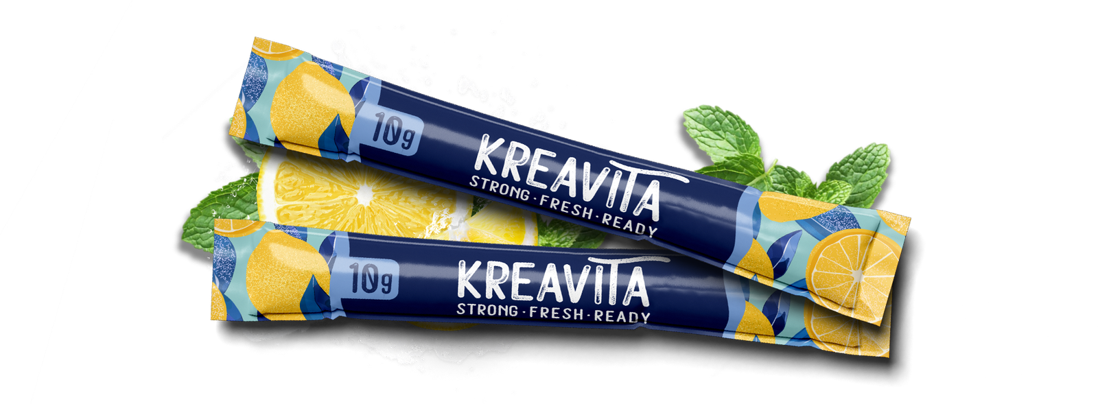 Kreavita stickovi s limunom i mentom